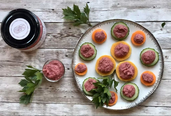 Orosz céklakrémes vendégváró falatok