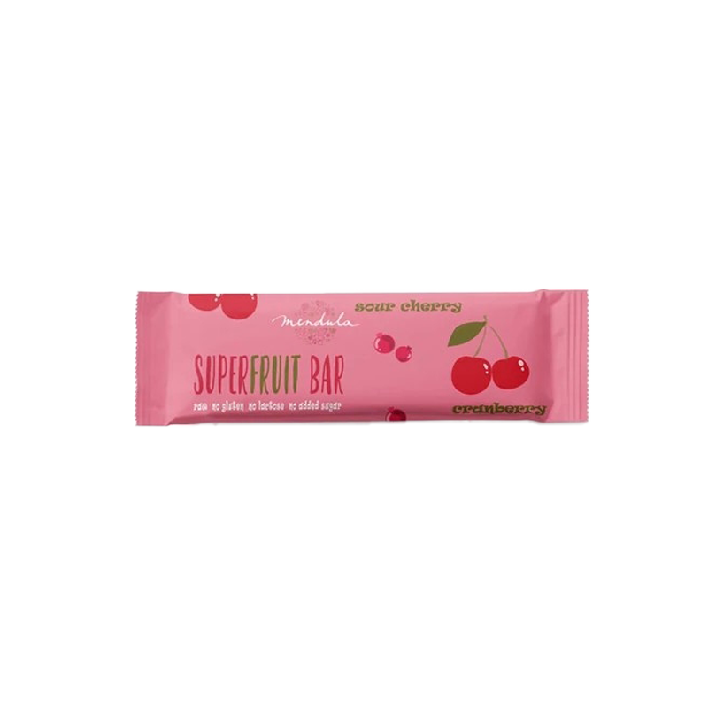 Vörösáfonyás-meggyes superfruit bar