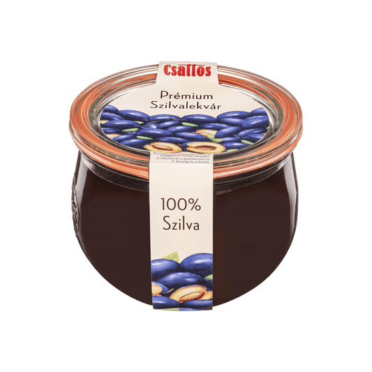 Csattos Premium Pflaumenmarmelade aus 100 % Pflaumen